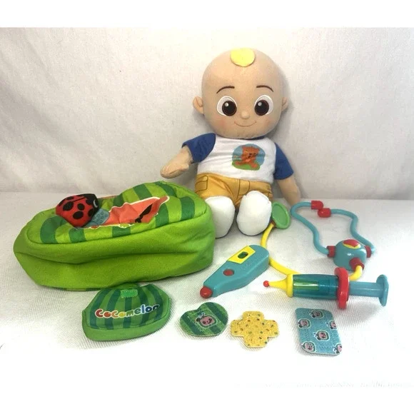 Cocomelon Bundle JJ Toy with Musical Doctor Check Up Set - Picture 2 of 4